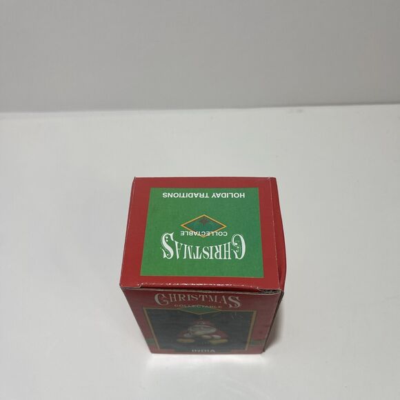 Vtg  Christmas Collectable India Santa Ornament Santas Around World 1995 NIB - Picture 2 of 2
